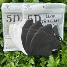 1 Cái Khẩu Trang 5D Thịnh Phát, 3 Lớp Kháng Khuẩn, Chống Tia UV