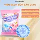 Viên sạch bồn cầu Geto Hương Đào viên thả bồn cầu sạch khuẩn tẩy sạch mảng bám khử mùi diệt vi khuẩn