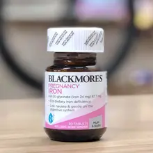 (date T10/2026) Viên uống bổ sung sắt Blackmores Iron Úc, bổ sung sắt  30 viên